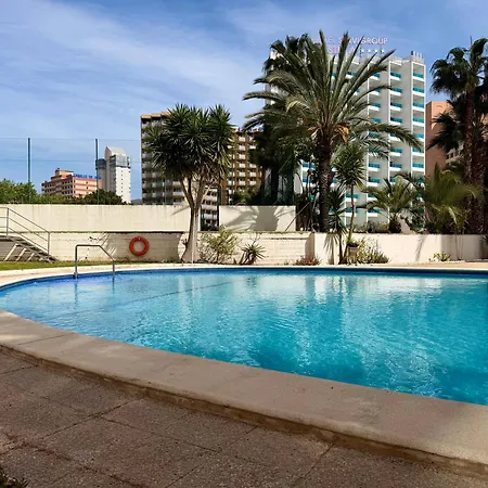 Apartamento Con Vistas Al Mar Y Piscina En La Nina Benidorm