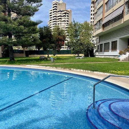 Apartamento Con Vistas Al Mar Y Piscina En La Nina Benidorm